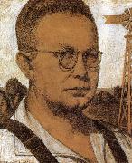 Grant Wood The Study of Self-Portrait china oil painting reproduction